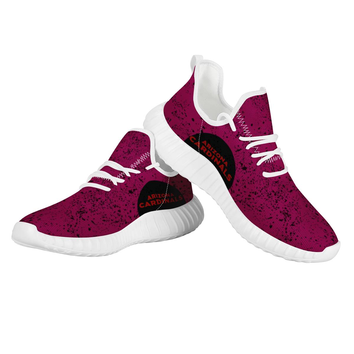 Men's Arizona Cardinals Mesh Knit Sneakers/Shoes 010